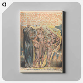 アートパネル-Jerusalem, Plate 32 - ウィリアム ブレイク Canvas.