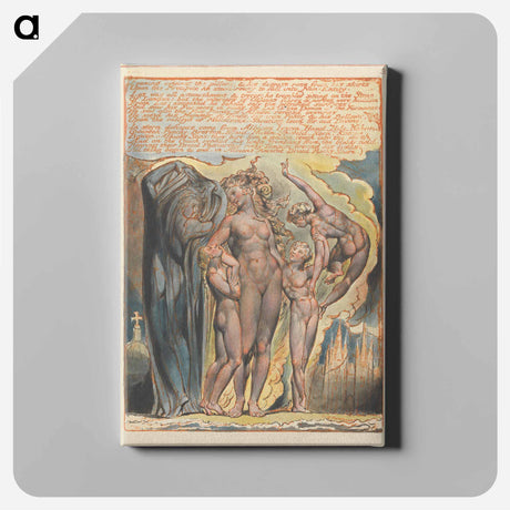 アートパネル-Jerusalem, Plate 32 - ウィリアム ブレイク Canvas.