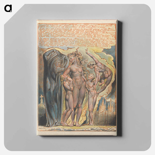アートパネル-Jerusalem, Plate 32 - ウィリアム ブレイク Canvas.