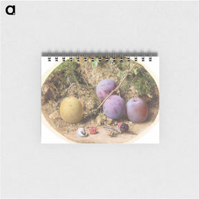 アートメモ帳-Plums and Mulberries - ウィリアム ヘンリー ハント Memo.