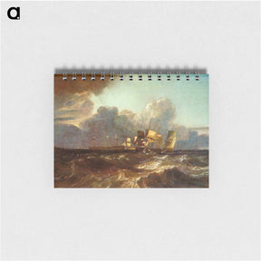 アートメモ帳-Ships Bearing up for Anchorage ('The Egremont Sea Piece') - ウィリアム ターナー Memo.