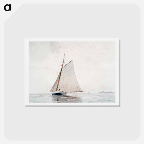 アートポストカード-Sailing off Gloucester
 - イェール大学アートギャラリー Postcard.