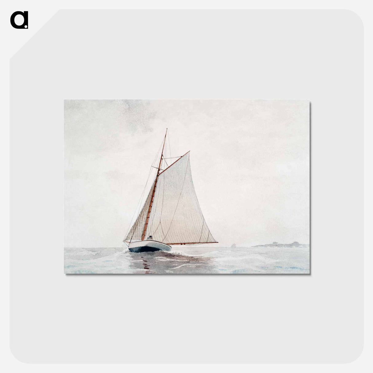 アートポストカード-Sailing off Gloucester
 - イェール大学アートギャラリー Postcard.