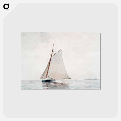 アートポストカード-Sailing off Gloucester
 - イェール大学アートギャラリー Postcard.