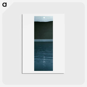 アートポストカード-Meeting of Day and Night, Lake George - アルフレッド スティーグリッツ Postcard.