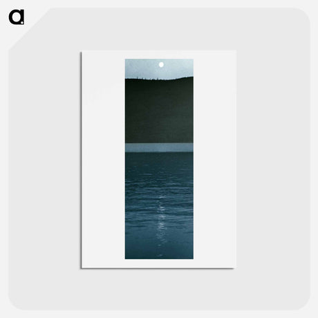 アートポストカード-Meeting of Day and Night, Lake George - アルフレッド スティーグリッツ Postcard.