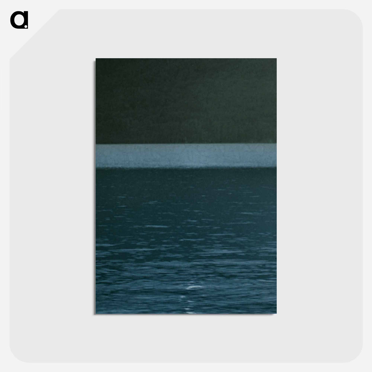 アートポストカード-Meeting of Day and Night, Lake George - アルフレッド スティーグリッツ Postcard.