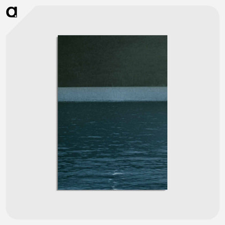 アートポストカード-Meeting of Day and Night, Lake George - アルフレッド スティーグリッツ Postcard.