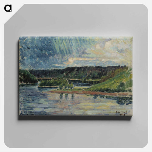 Thunderstorm - アルフレッド ウィリアム フィンチ Canvas.