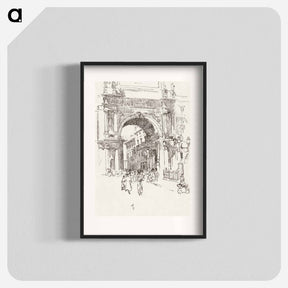 アートポスター-Piazza Vittorio Emanuele - 不思議の国のアリス Poster.