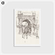 アートポストカード-Piazza Vittorio Emanuele - 不思議の国のアリス Postcard.