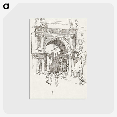 Piazza Vittorio Emanuele - 不思議の国のアリス Postcard.