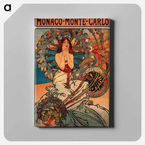 アートパネル-Monaco Monte Carlo - アルフォンス ミュシャ Canvas.