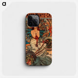 Monaco Monte Carlo - Alphonse Mucha Phone Case.