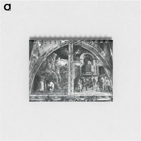 アートメモ帳-The Calling of Sts James and John; The Preaching of St James (Scenes from the Life of St. James) - アンドレア マンテーニャ Memo.