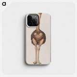 Ostrich - アンセルムス ボエティウス デ ブート Phone Case.