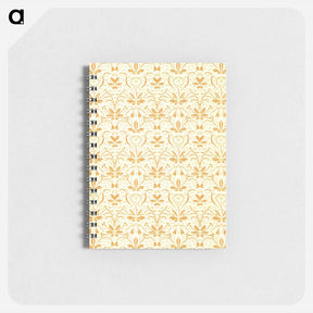 アートメモ帳-Decorative Paper from Flora's Feast
 - 大英図書館 Memo.