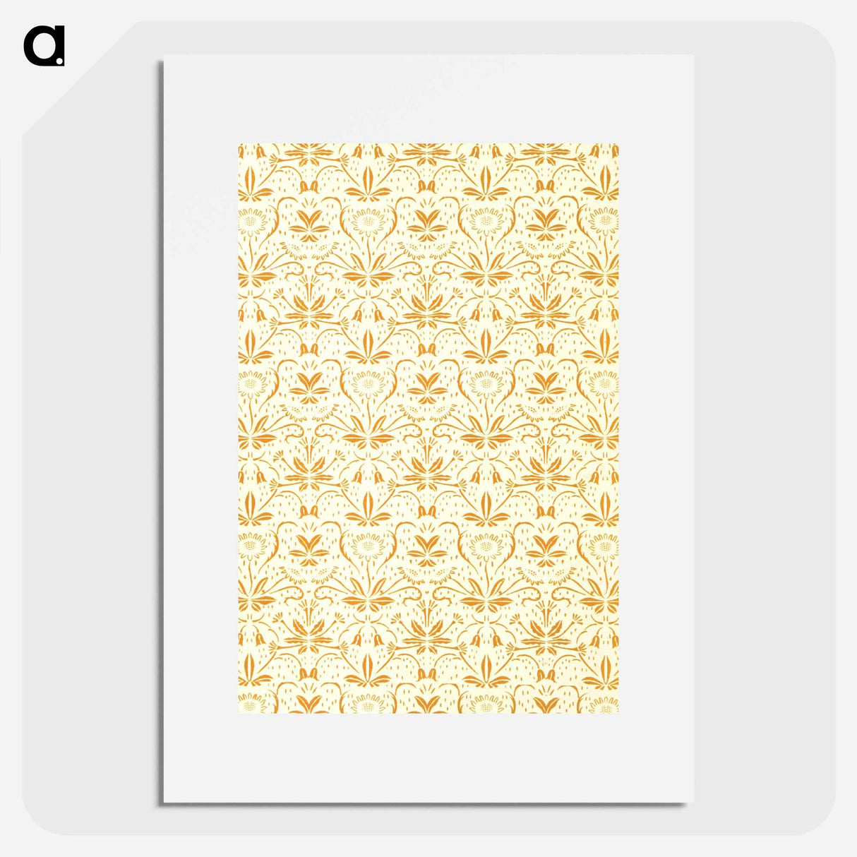 アートポスター-Decorative Paper from Flora's Feast
 - 大英図書館 Poster.