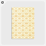 アートポストカード-Decorative Paper from Flora's Feast
 - 大英図書館 Postcard.