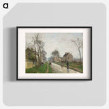 The title is not explicitly mentioned in the provided description. Please provide a description that includes the title of the artwork. - Camille Pissarro Poster.