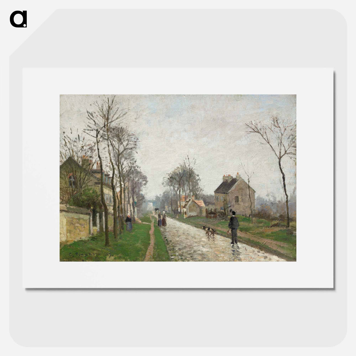 The title is not explicitly mentioned in the provided description. Please provide a description that includes the title of the artwork. - Camille Pissarro Poster.