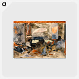 アートポストカード-The Death of Countess Geschwitz - チャールズ デムス Postcard.