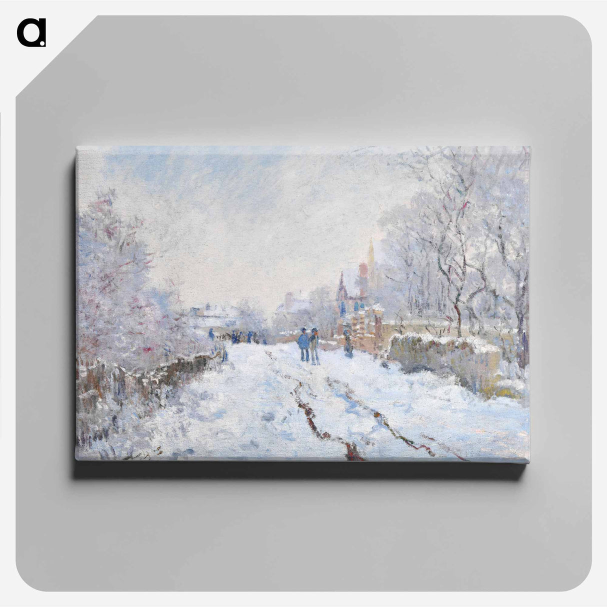 Snow at Argenteuil - Claude Monet Canvas.