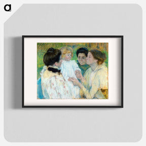 アートポスター-Women Admiring a Child
 - デトロイト美術館 Poster.