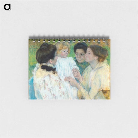 アートメモ帳-Women Admiring a Child
 - デトロイト美術館 Memo.
