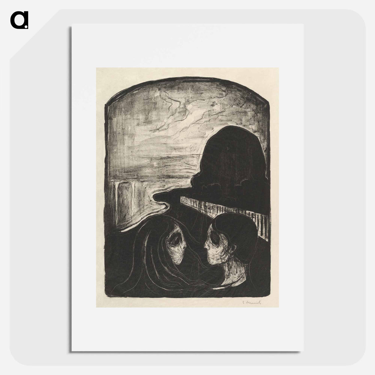 Attraction I - Edvard Munch Poster.