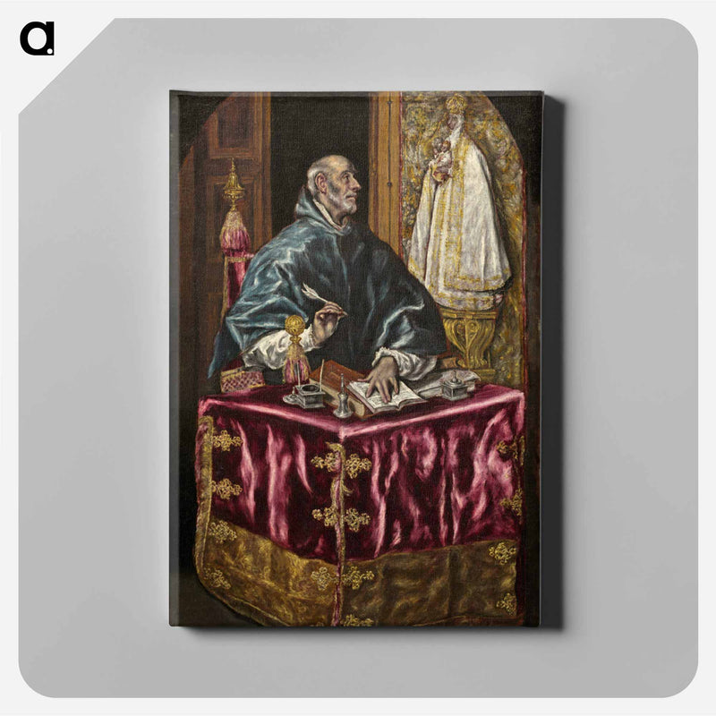 Saint Ildefonso - エル グレコ Canvas.