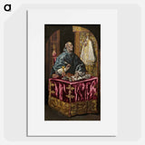 Saint Ildefonso - エル グレコ Poster.