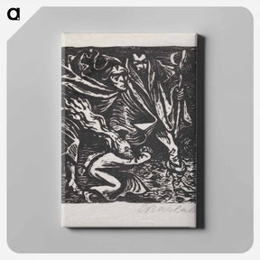 アートパネル-Will-O'-the-Wisp - エルンスト ハインリヒ バルラッハ Canvas.