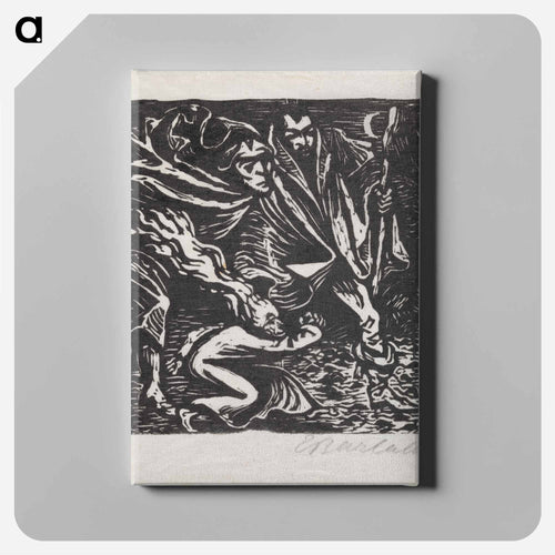 Will-O'-the-Wisp - Ernst Heinrich Barlach Canvas.