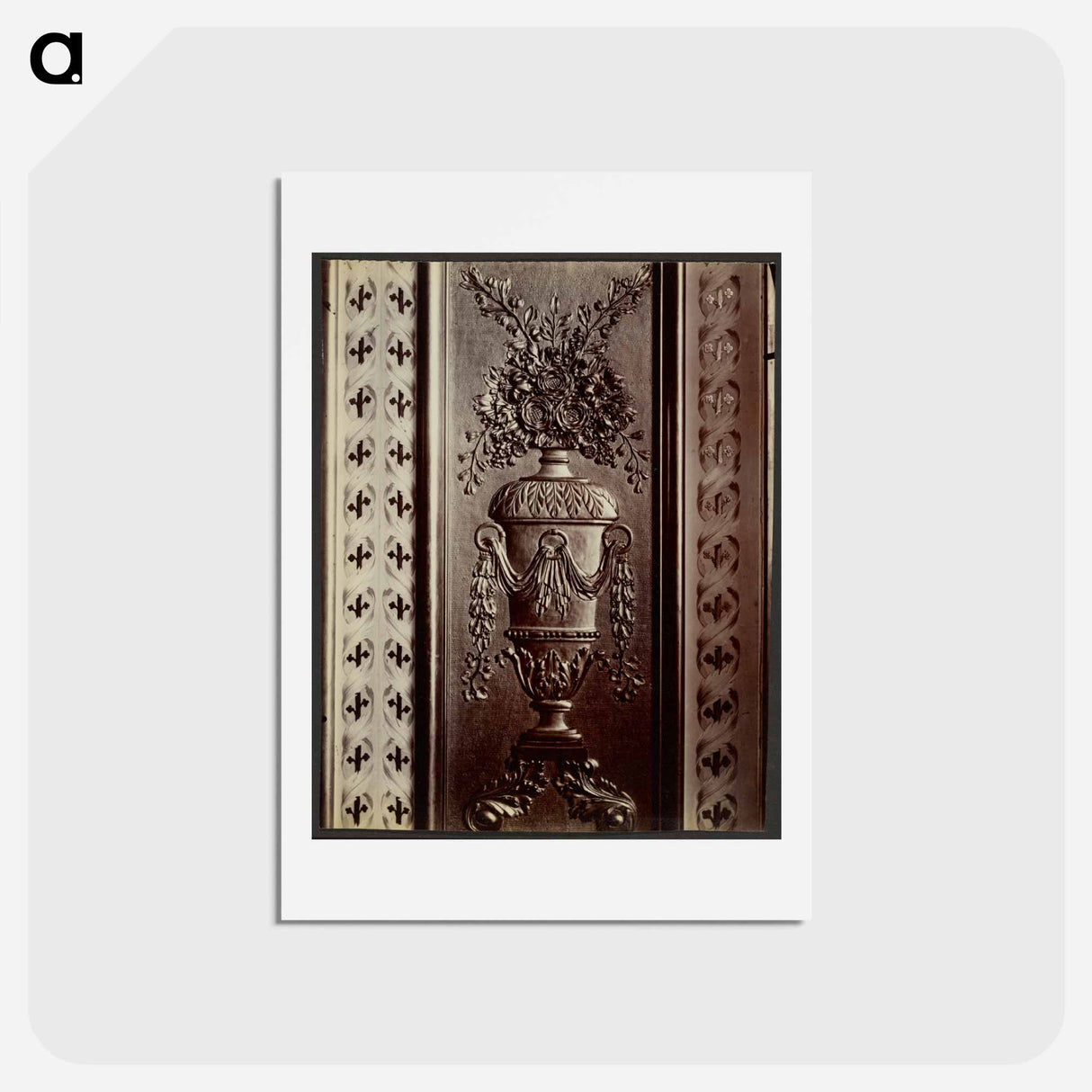 アートポストカード-Hôtel de Lauzun
 - ウジェーヌ アジェ Postcard.