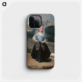 María Teresa de Borbón y Vallabriga, later Condesa de Chinchón - フランシスコ デ ゴヤ Phone Case.