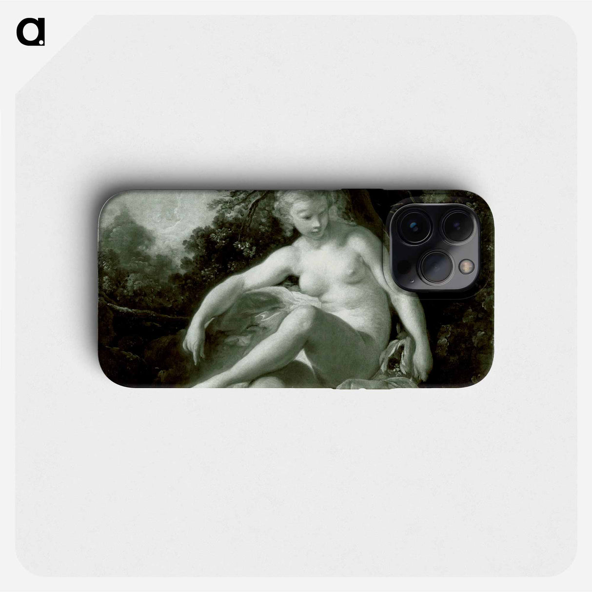 Bathing Nymph - Francois Boucher Phone Case.