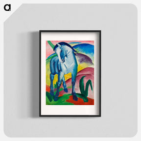 アートポスター-Blue Horse I - フランツ マルク Poster.