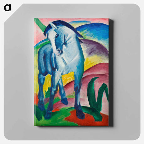 アートパネル-Blue Horse I - フランツ マルク Canvas.