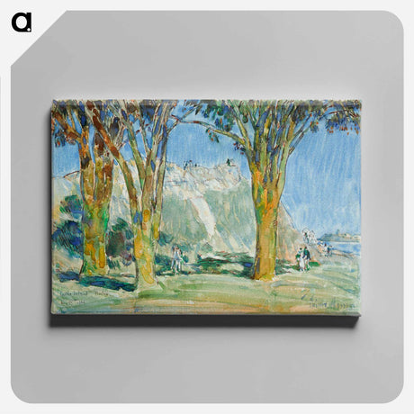 アートパネル-Castle Island, Boston Harbor - フレデリック チャイルド ハッサム Canvas.