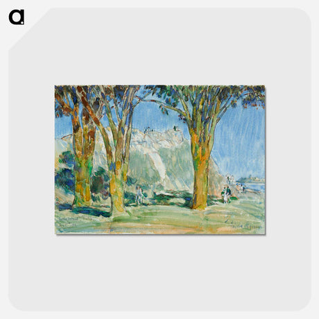 アートポストカード-Castle Island, Boston Harbor - フレデリック チャイルド ハッサム Postcard.