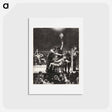 アートポストカード-Between rounds, small, second stone - ジョージ ベローズ Postcard.