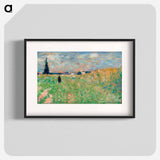 A Summer Landscape - Georges Seurat Poster.