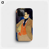 Portrait of Paul Adam - ジョルジュ ド フィール Phone Case.