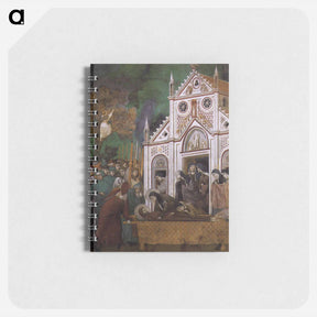 アートメモ帳-St. Francis Mourned by St. Clare - ジョット ディ ボンドーネ Memo.
