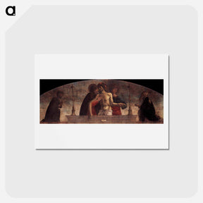 アートポストカード-Pietà - ジョヴァンニ ベッリーニ Postcard.