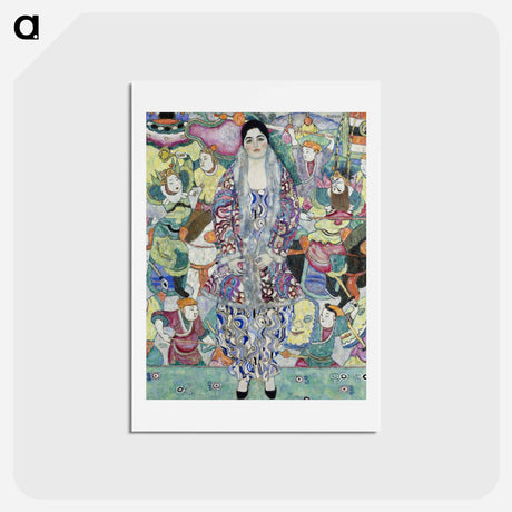 アートポストカード-Portrait of Friederike Maria Beer - グスタフ クリムト Postcard.