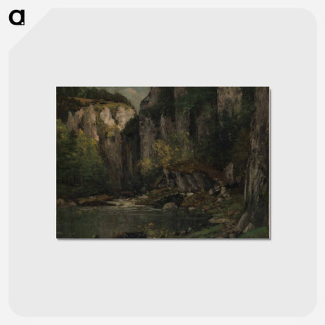 アートポストカード-イエロー - ギュスターヴ クールベ Postcard.