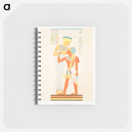 アートメモ帳-Goddess Anouke & Ramses II
 - エジプト美術史 Memo.