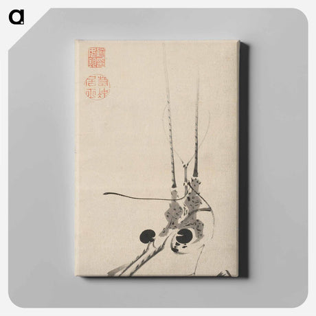 アートパネル-Spiny Lobster
 - 伊藤若冲 Canvas.
